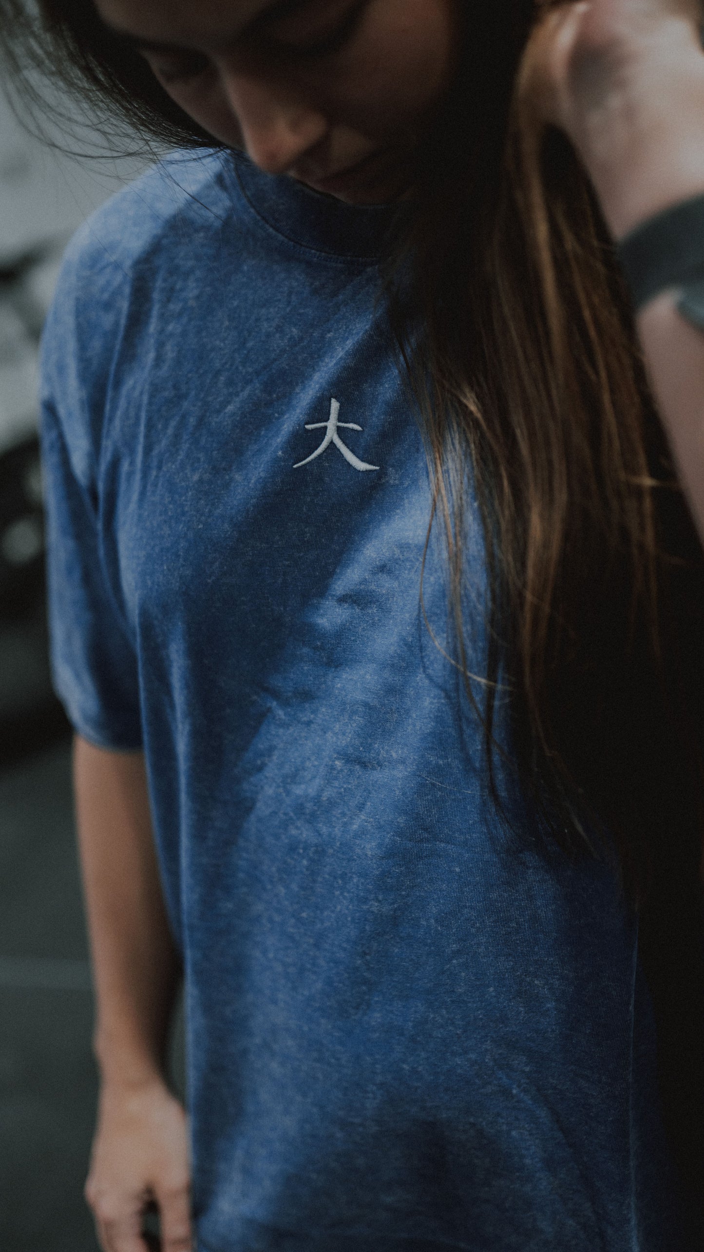 Blue 大 T-Shirt