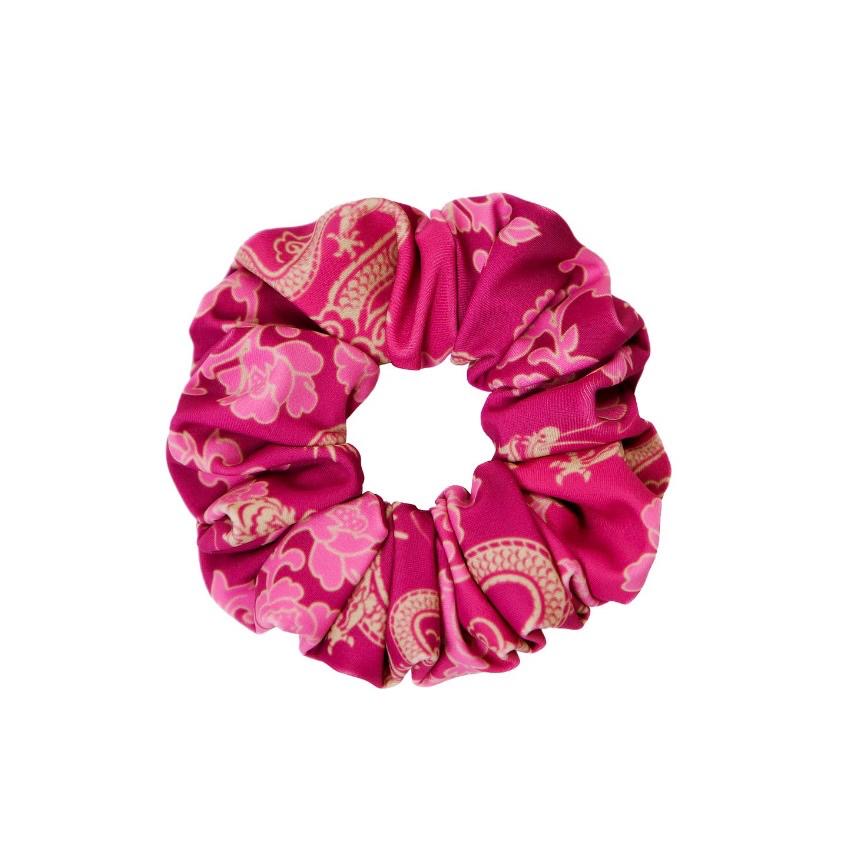 Pink QiPao Scrunchie - 大 (Big)