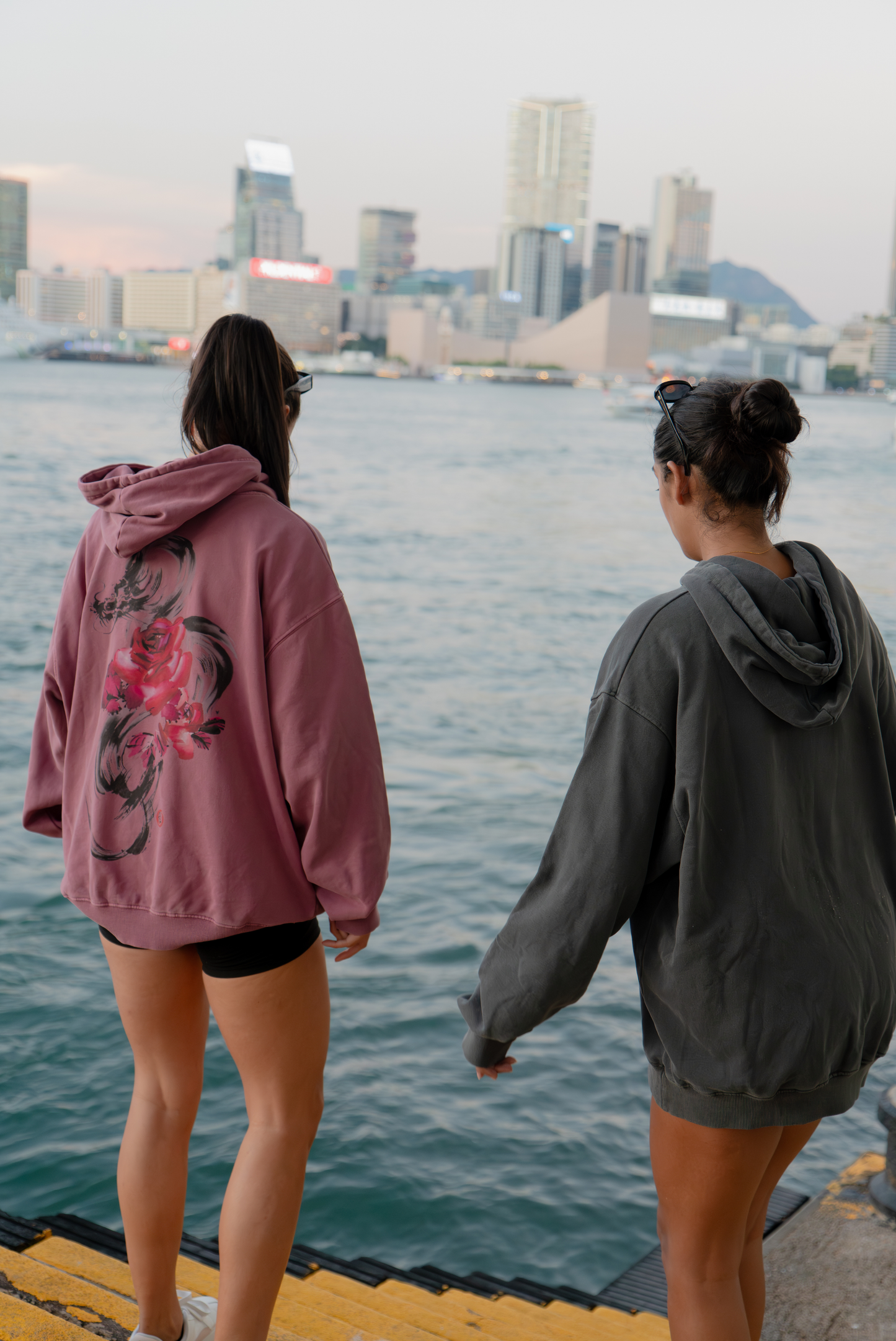 Grey 大 Hooded Sweatshirt (NO BACK DESIGN) (Pre-order from 25th Oct to 8th Nov)