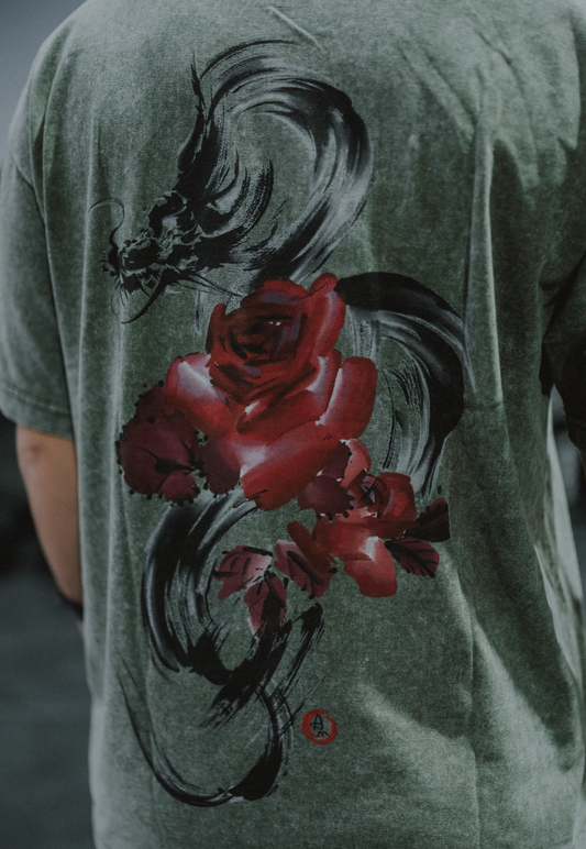 Green 大 T-Shirt