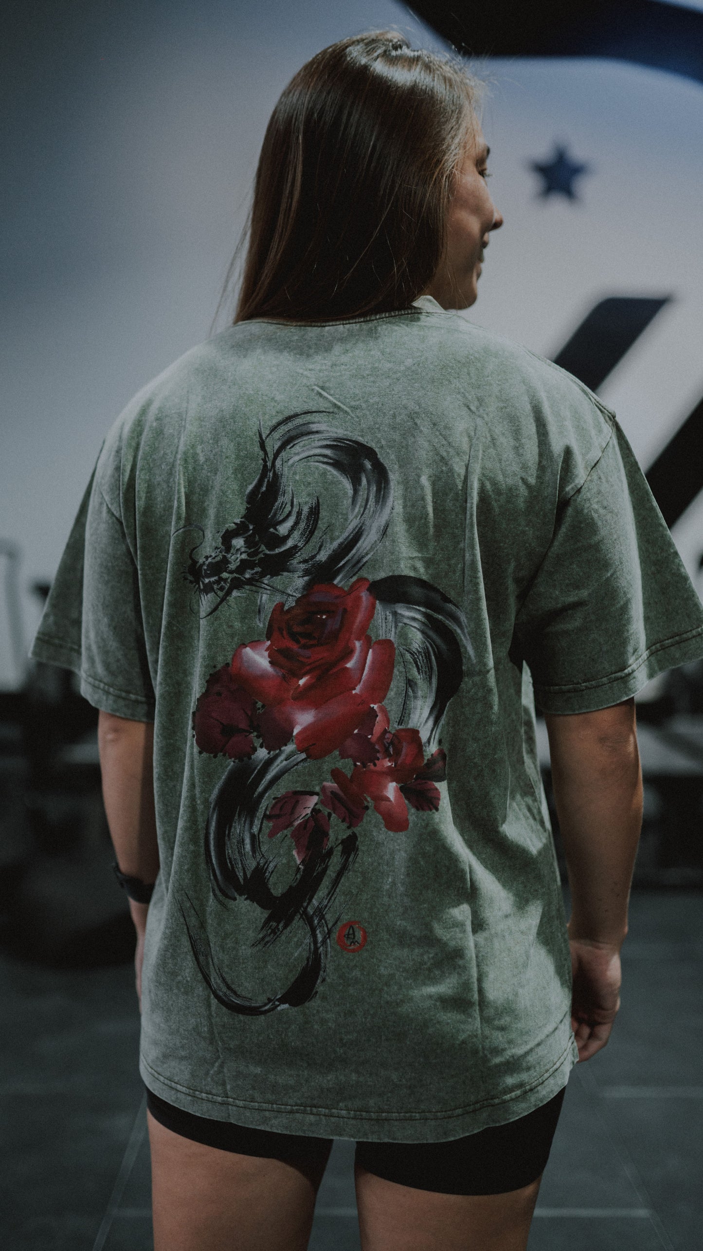 Green 大 T-Shirt