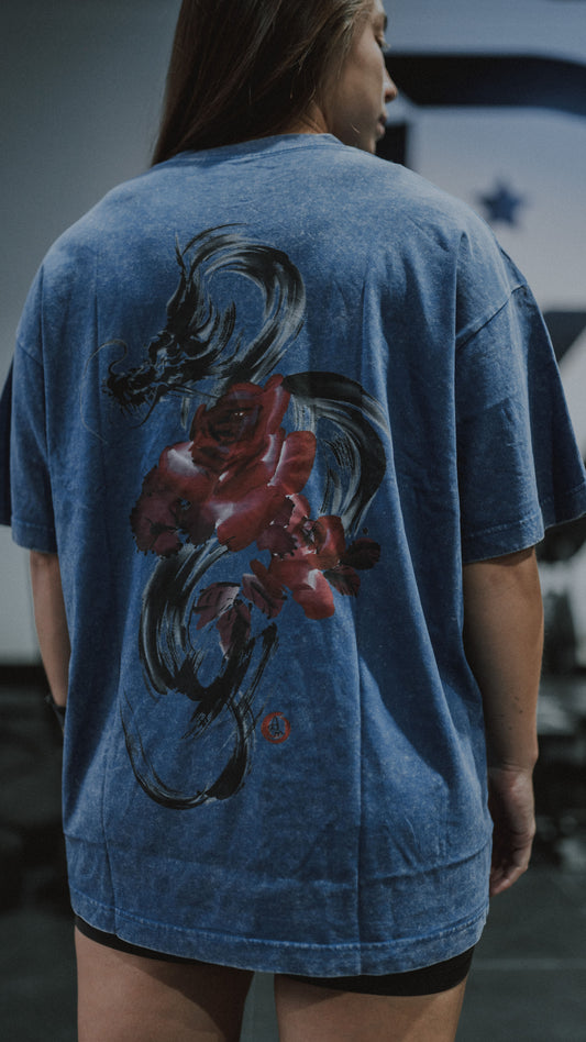 Blue 大 T-Shirt