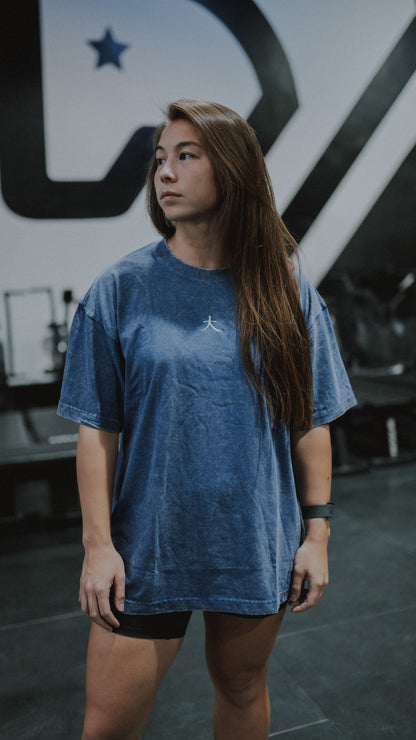 Blue 大 T-Shirt