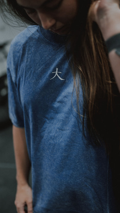 Blue 大 T-Shirt