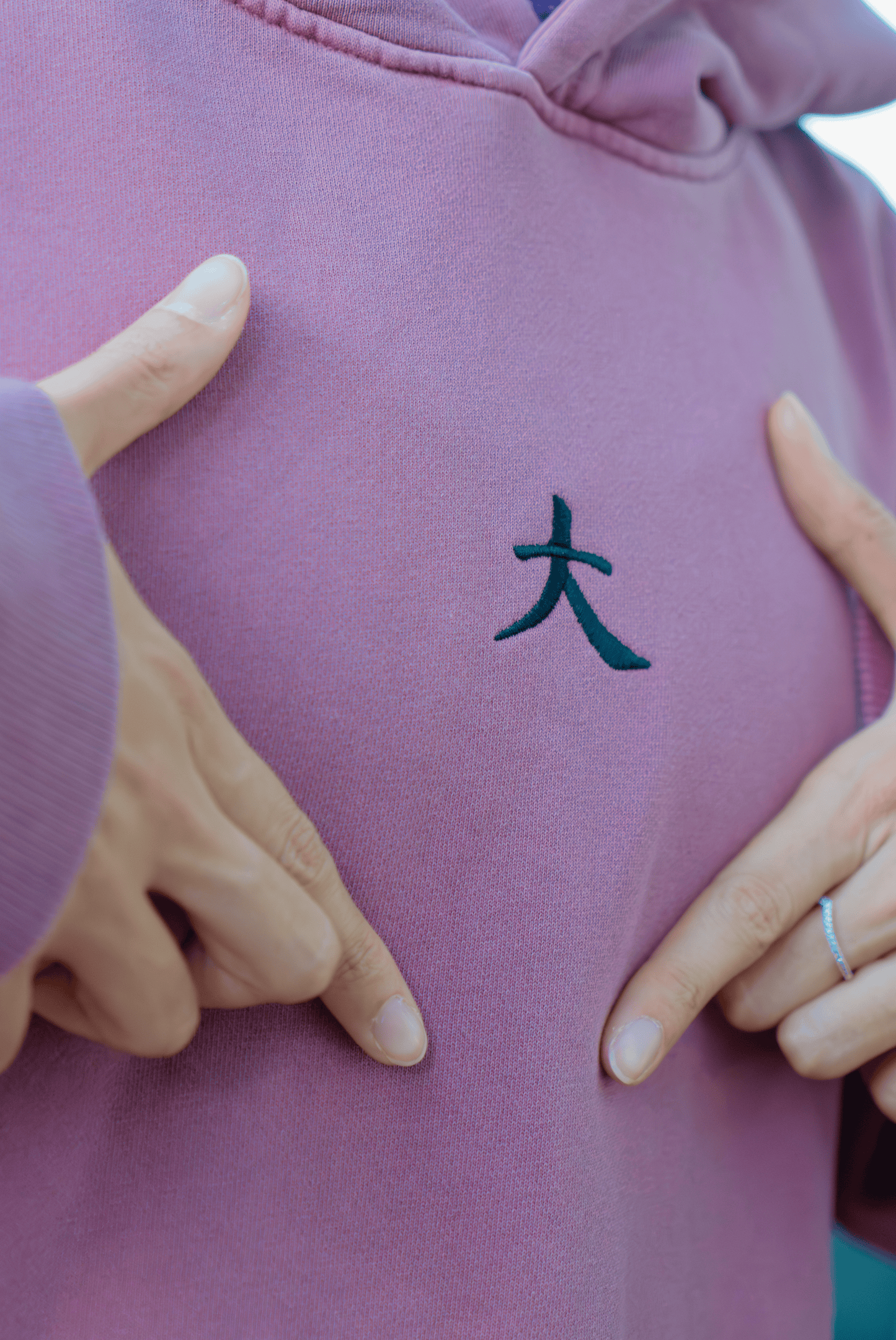 Pink 大 Hooded Sweatshirt (Pre-order from 25th Oct to 8th Nov)